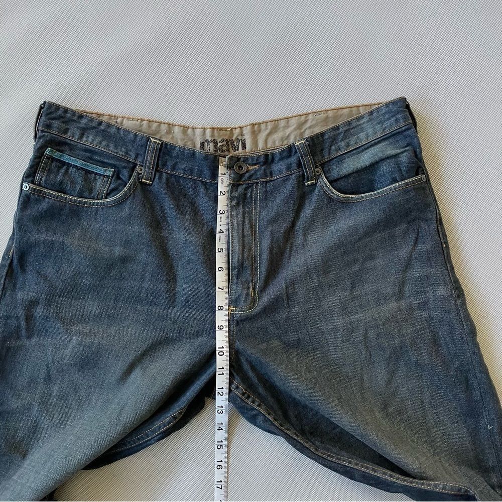 Mavi Matt Relaxed Baggy Vintage Wash Jeans Men’s Size 38x32 - Picture 8 of 10